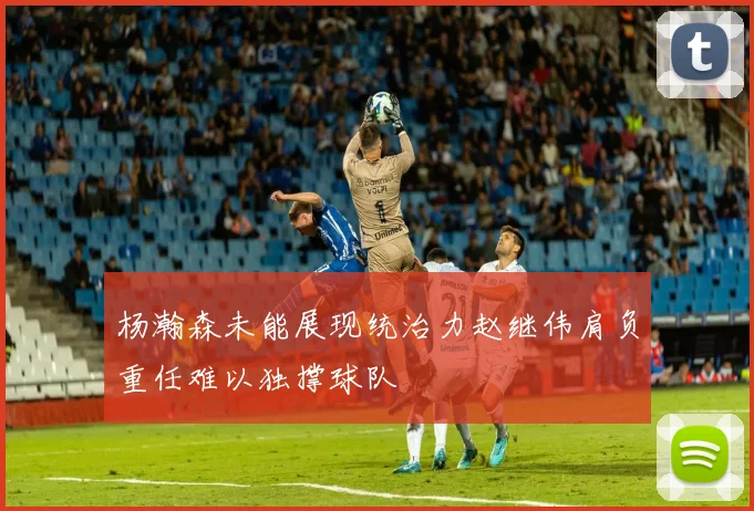 杨瀚森未能展现统治力赵继伟肩负重任难以独撑球队